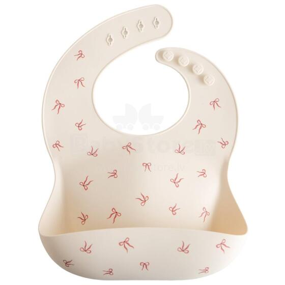 Mushie Silicone Bib Art.102069 Baby bib made of 100% high quality silicone