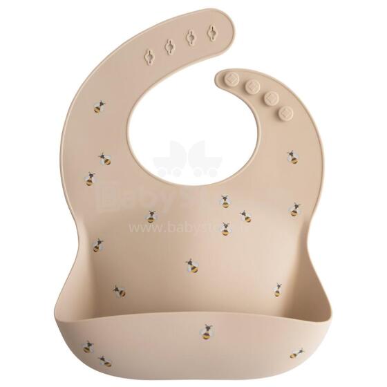 Mushie Silicone Bib Art.101498 Baby bib made of 100% high quality silicone