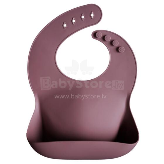 Mushie Silicone Bib Art.2500072 Cedar Baby bib made of 100% high quality silicone