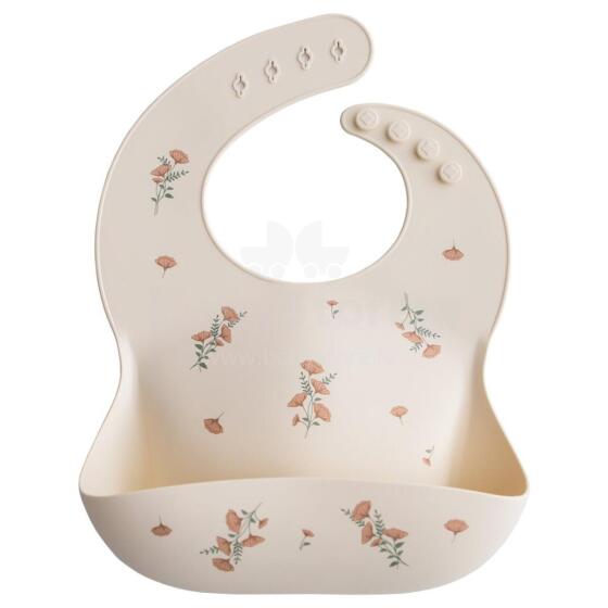 Mushie Silicone Bib Art.2500552 Baby bib made of 100% high quality silicone