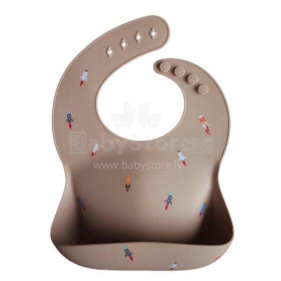 Mushie Silicone Bib Art. 2500155 Baby bib made of 100% high quality silicone