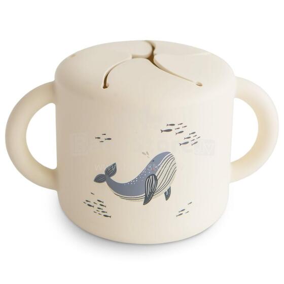 Mushie Snack Cup Silicone  Art.101740 Silicone container with Click Lock