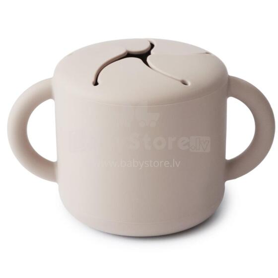 Mushie Snack Cup Silicone  Art.2340094 Silicone container with Click Lock
