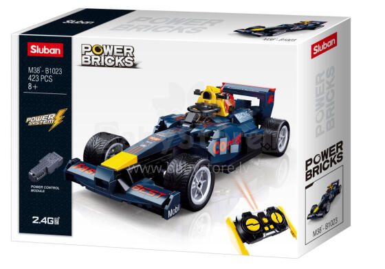 Sluban konstruktors, RC F10 automašīna, 423 det.