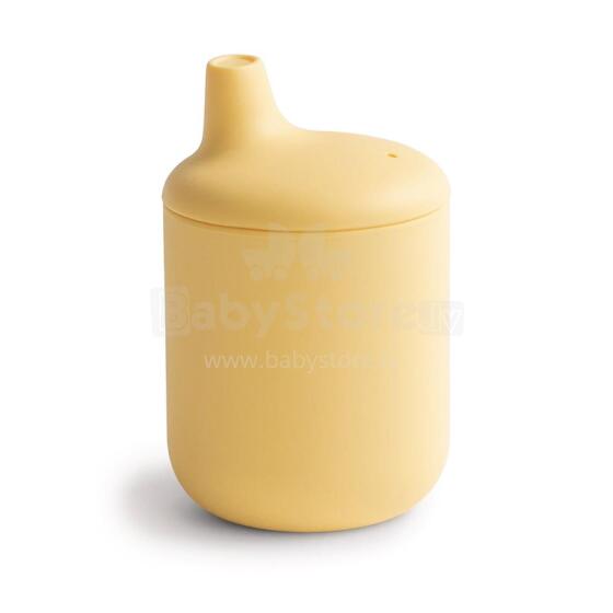 Mushie Silicone Sippy Cup Art.2480466 Daffodil Silikona mācību krūze, 175ml