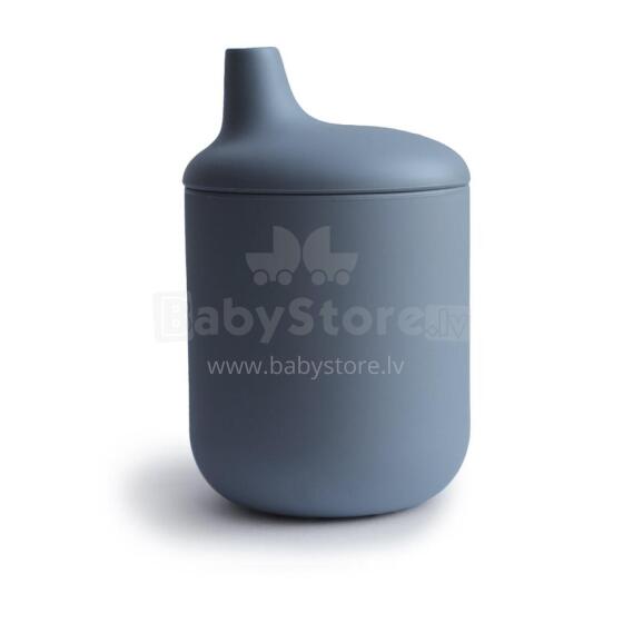 Mushie Silicone Sippy Cup Art.2480203 Tradewinds Силиконовая обучающая кружечка , 175 мл.