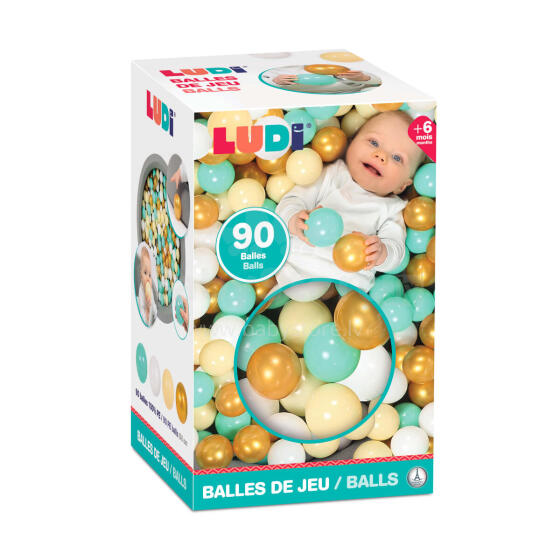 LUDI Цветные шары, 90 шт