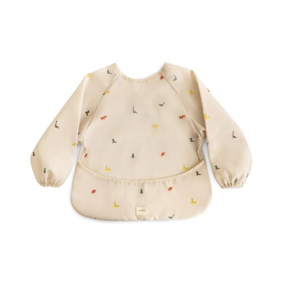 Mushie Long Sleeve Bib Art.101481 Dinosaurs