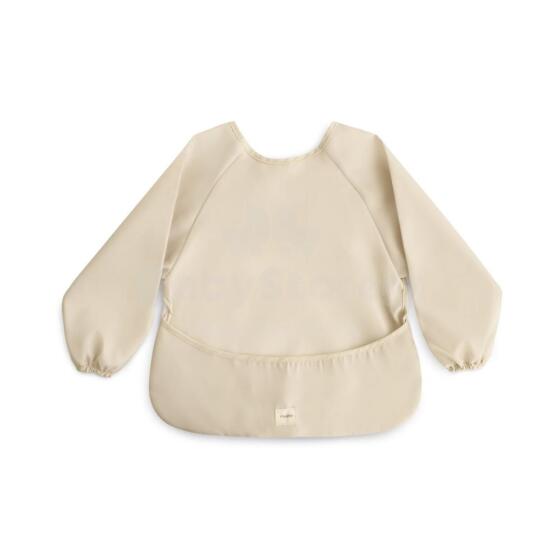 Mushie Long Sleeve Bib Art.101479 Fog Детский слюнявчик  с рукавами