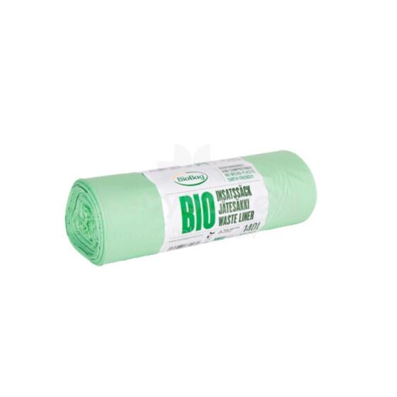Atkritumu maisi kompostējami BioBag 140/190L (10 gab. rullī) 17mkr. 87x138cm zaļi 