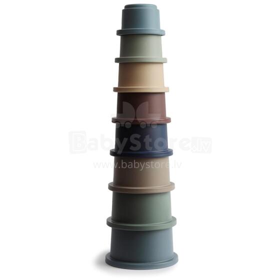 Mushie Stacking Cup Art.2400292 Forest pyramid of cups