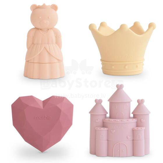 Mushie Mold Free Bath Play Set Art.102008 Princess Игрушки для ванны,4 шт