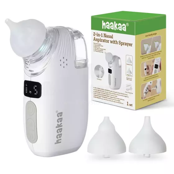Haakaa 2 in 1 Nasal Aspirator Art.BC-025 Electric nasal aspirator