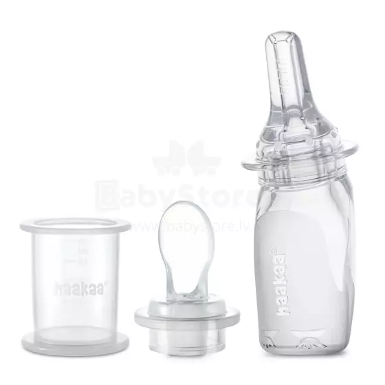 Haakaa Penguin Dual Feeding Syringe Set Art.MHK206 Penguin divkāršās barošanas šļirces komplekts