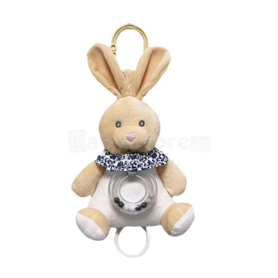 AXIOM 9423 Music Box Bunny Beige with Heart-Shaped Nose 18 cm