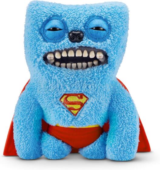 Fuggler x DC by ZURU Smieklīga, neglīta briesmoņa plīša kolekcijas rotaļlieta - Supermens, bērnu mīkstā rotaļlieta