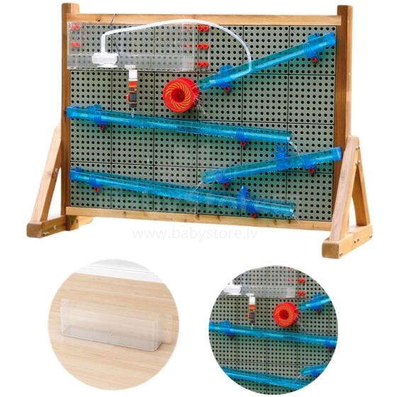 MASTERKIDZ STEM Wall Outdoor + Water/Ball Track