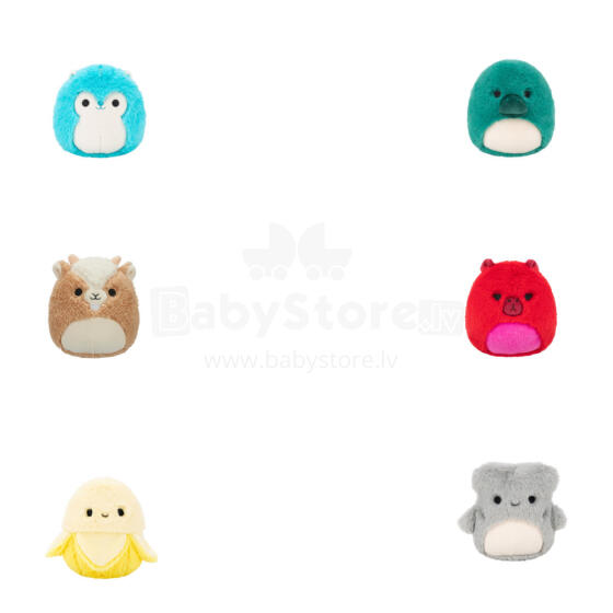 SQUISHMALLOWS W26 Fuzz-A-Mallows  Мягкая игрушка, 12 см