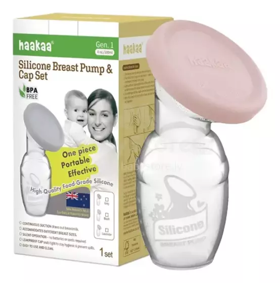 Haakaa Breast Pump Gen.1 Art.GBHK042-BH Blush Collector of breast milk
