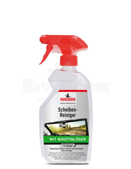 NIGRIN Performance langų valiklis su nikotino šalinimo funkcija (500 ml)