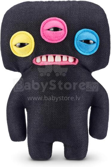 Fuggler Laboratory Misfits by ZURU Smieklīga, neglīta briesmoņa plīša kolekcijas rotaļlieta - Annoyed Alien - melns, bērnu mīkstā rotaļlieta
