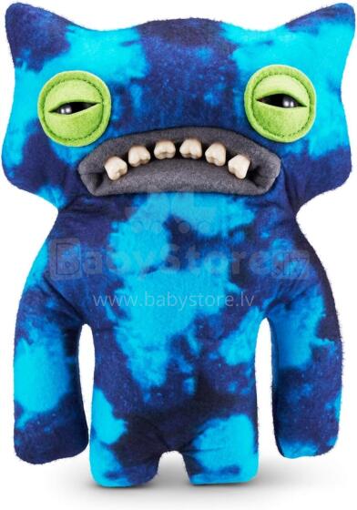 Fuggler Laboratory Misfits by ZURU Funny Ugly Monster Plush Collectible Toy - Wide Eyed Weirdo - blue, kids soft toy