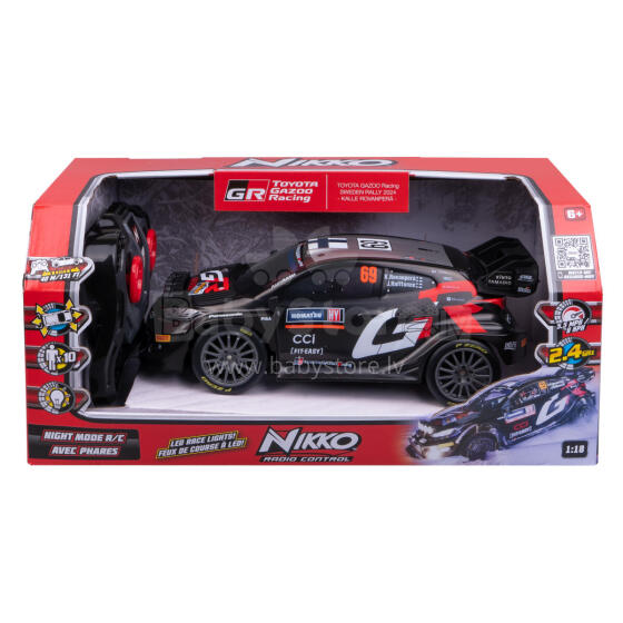 NIKKO Radio control vehicle Toyota GR #69 Rovanperä, scale 1:18