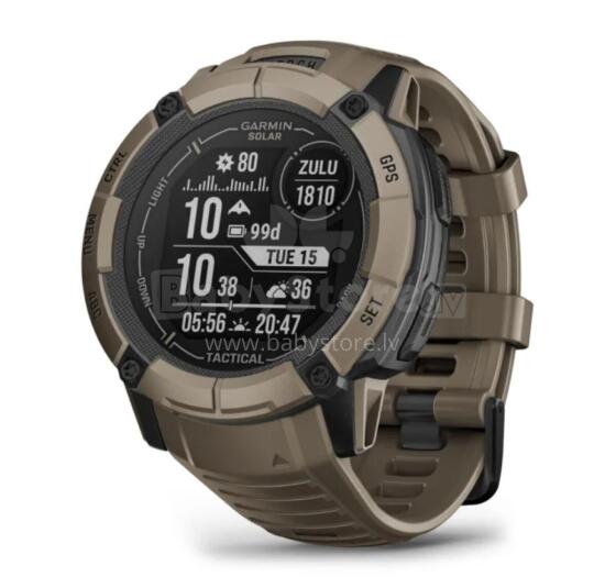 Garmin Instinct 2X Solar Tactical Edition Coyote Tan (010-02805-02)