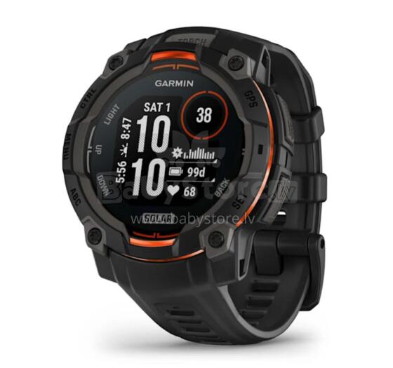 Garmin Instinct 3 45mm Solar Black (010-02934-00)