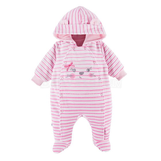EWA 758491 RUN&FUN Velour Baby Overall Pink 62