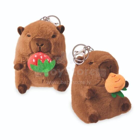 Capybara HS-6 Wind-up capybara plush with fruit, 2 assorted