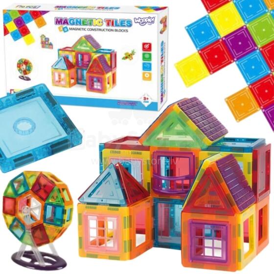 WOOPIE 3D magnētiskie izglītojošie būvbloki bērniem