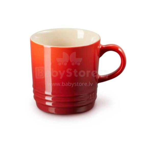 Stoneware mug 350ml red