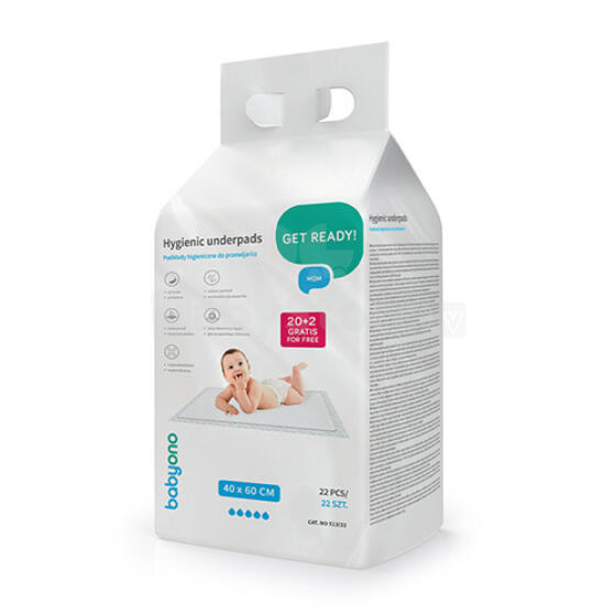 513/22 CHANGING PAD 40X60 20pcs + 2pcs FREE