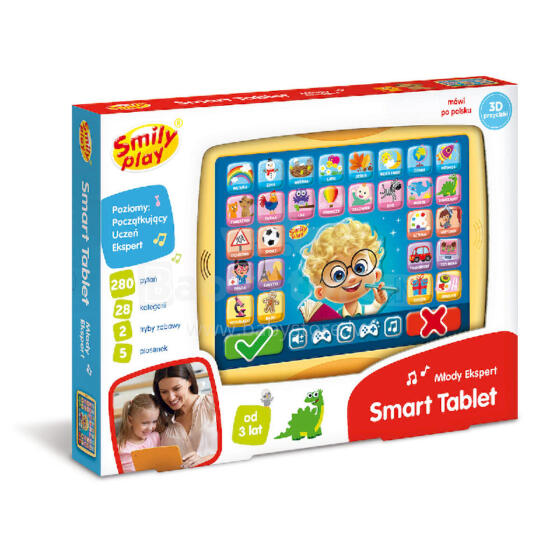 SMILY PLAY SP98302 Gudrais planšetdators Jaunais eksperts