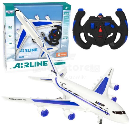 WOOPIE Blue Remote Controlled Passenger Airplane Airline