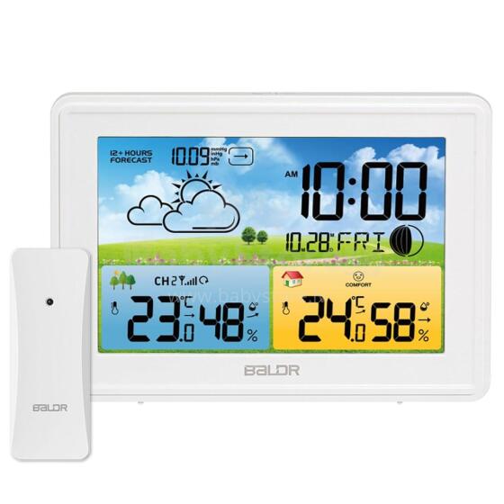 LEVIPE Wireless Weather Station Art.264816 Meteo stacija ar laika prognozes displeju