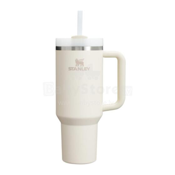 Termokrūze ar salmiņu The Quencher H2.O FlowState Tumbler 1.18L krēmkrāsā 2.0