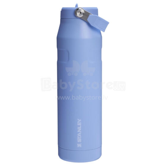 Termopudele ar salmiņu The IceFlow Bottle Flip Straw 2.0 1,06L hortenziju zila