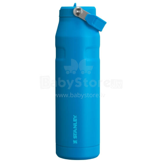 Thermos bottle with straw The IceFlow Bottle Flip Straw 2.0 1.06L blue