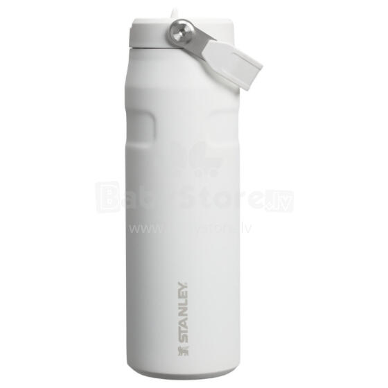 Thermos bottle with straw The IceFlow Bottle Flip Straw 2.0 0.7L white