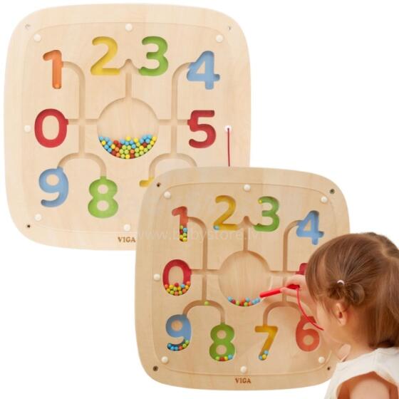 VIGA Wooden Sensory Manipulative Board Counting Sorter