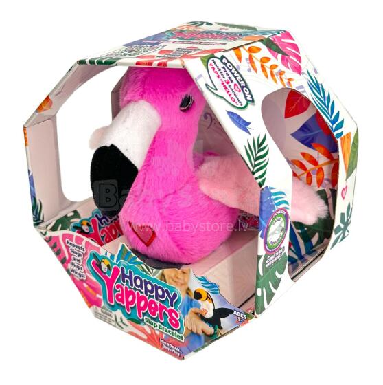 HAPPY YAPPERS interaktīvs plīša putns Flamingo, 9592