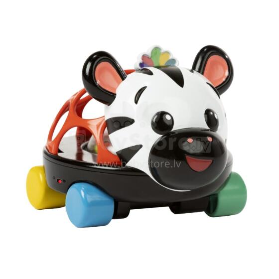 OBALL 16772-6 Toy Car with Rattle Curious Car Zen Zebra 3 m+
