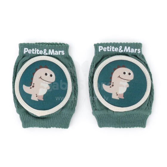 PETITE&MARS 522817 Гибкие коленные накладки для ползания Следуй за Мисти Зеленым 6 м+