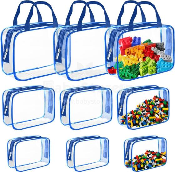 Storage Bag Toy  Art.265280 Soma rotaļlietām-organaizers ar ravejslēdzēju ,9 gab