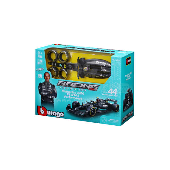 BBURAGO 1:24 assemble auto F1 Mercedes-AMG F1 W14 E Performance, 18-25810