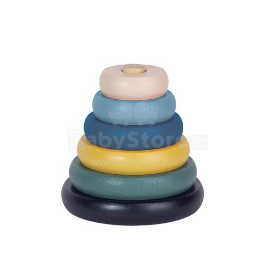 PETITE&MARS 615728 Wooden Toy - Orbit Tower Cosmic Blue 36 m+