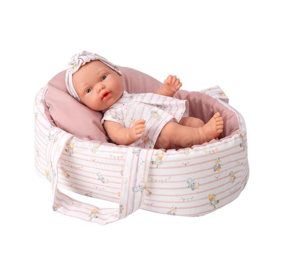 Arias lelle rozā nesējā ar lācīšiem, 26 cm