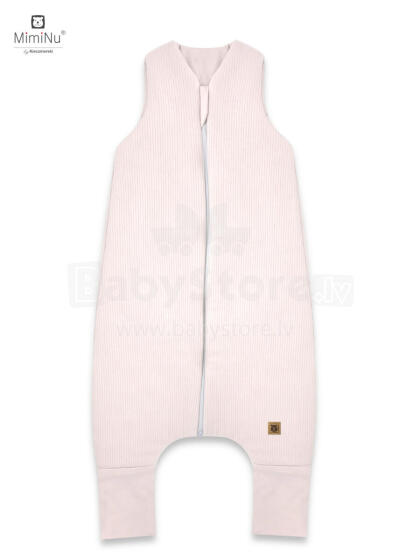 KIECZMERSKI Sleeping Bag Insulated with Legs MIMINU SOFT FLO in Powder Pink 80/98cm 1-2.5 years